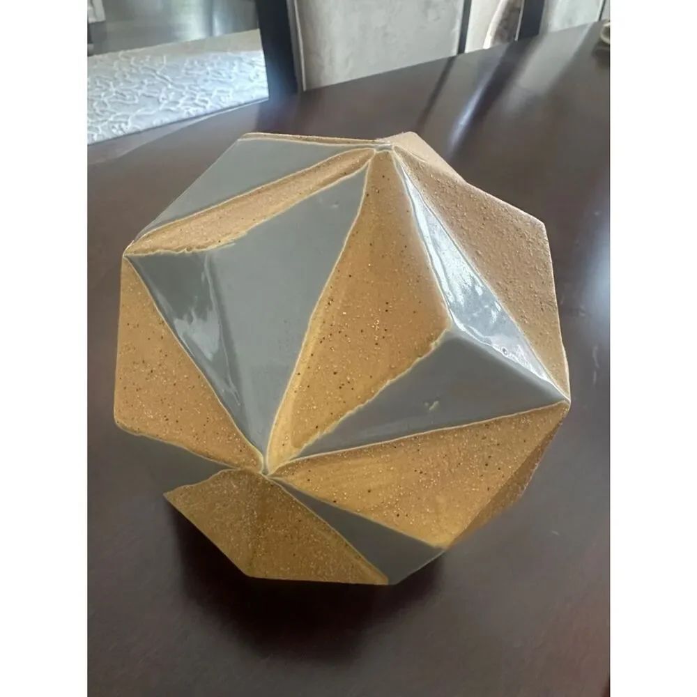 Three Hands Geometric Sculpture Sphere Decor